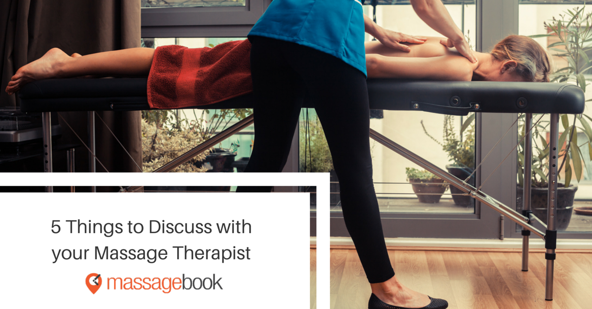 5 Things Your Massage Therapist Should Know Massagebook 8896