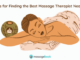 Cartoon of a person enjoying a massage