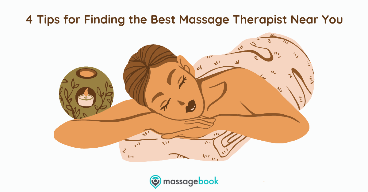 Cartoon of a person enjoying a massage